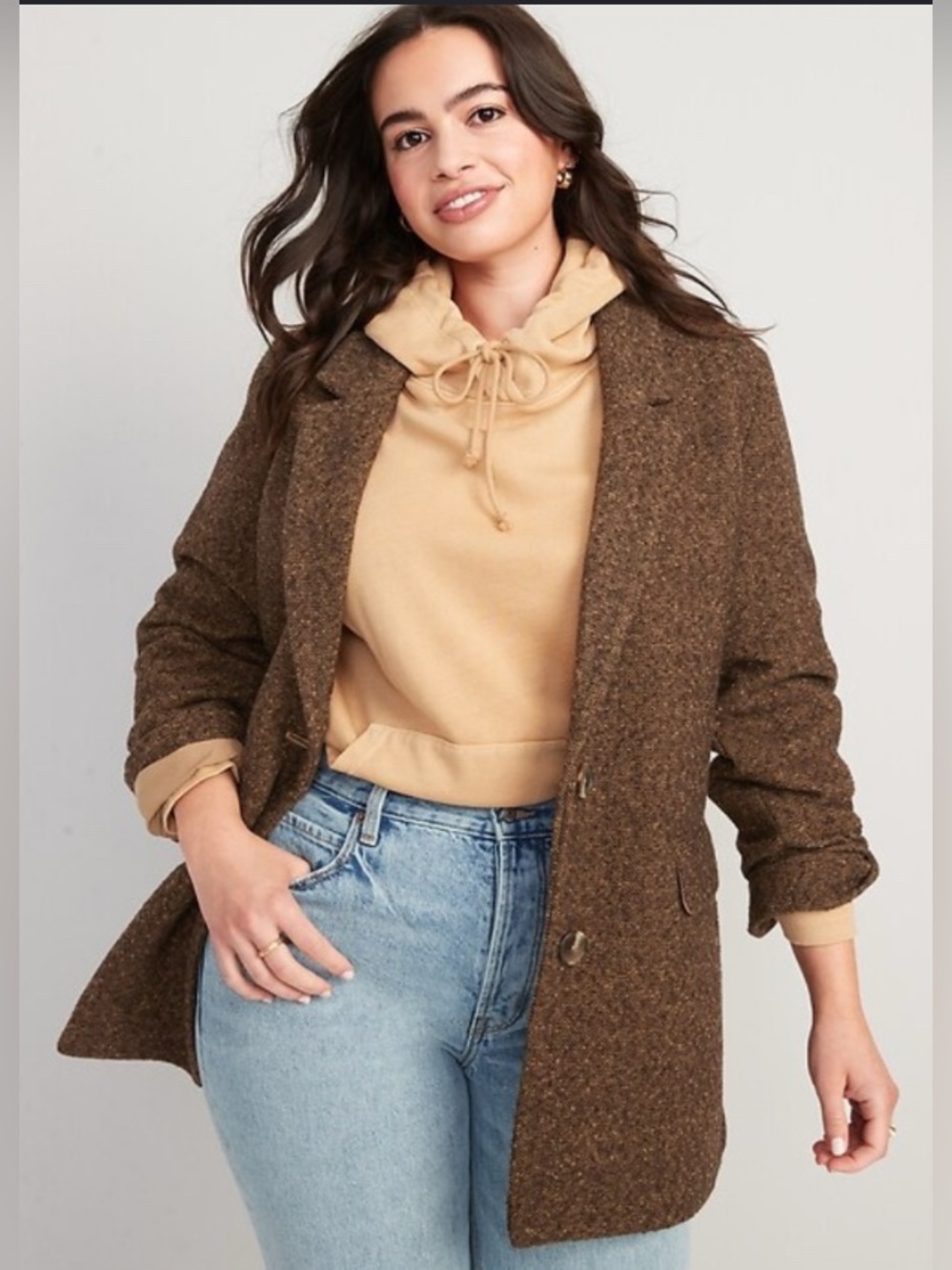 Old Navy Soft-Brushed Oversized Blazer